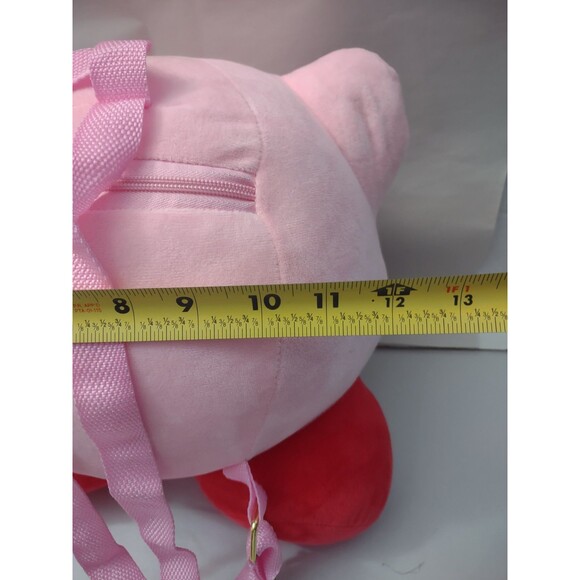 NWOT Kirby Plush 12” Plush Backpack by Bioworld Pink Two Straps Bag - Picture 11 of 12